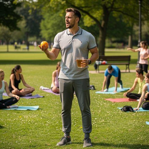 Chá de ervas quente em uma xícara, acompanhado de raiz de cúrcuma, simbolizando um estilo de vida saudável e equilibrado.